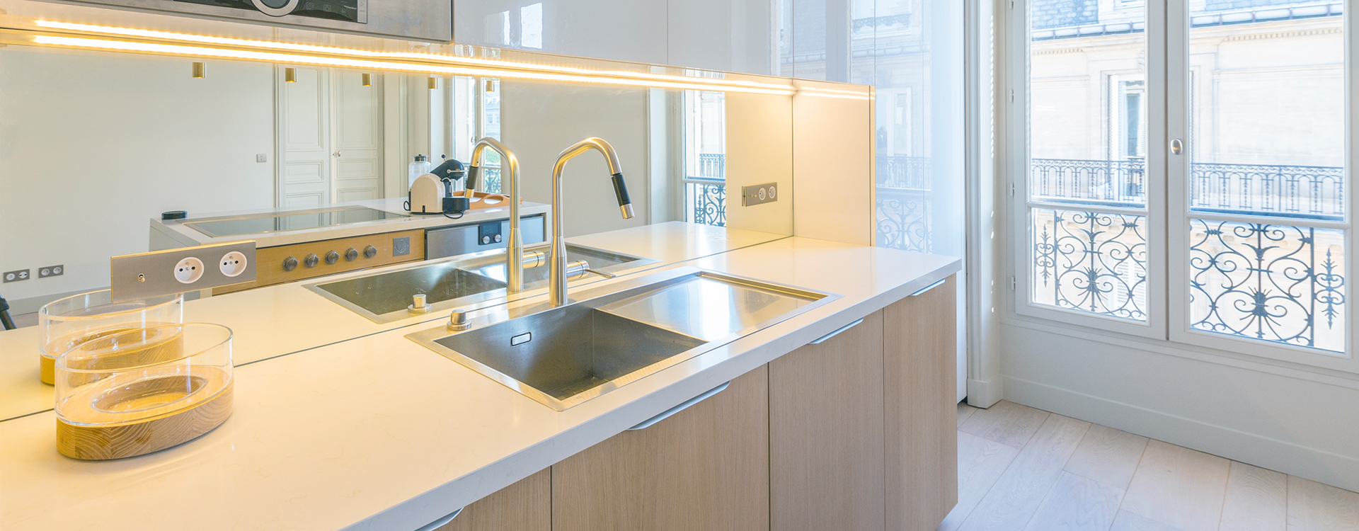 Glasküchenrückwände, Glaserei,